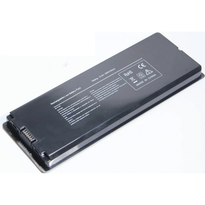 Акумулятор A1185 для MacBook 13.3" 2006-2009 (A1181 / MA561 / MA566 / MA254 / MA255 / MA472) Black
