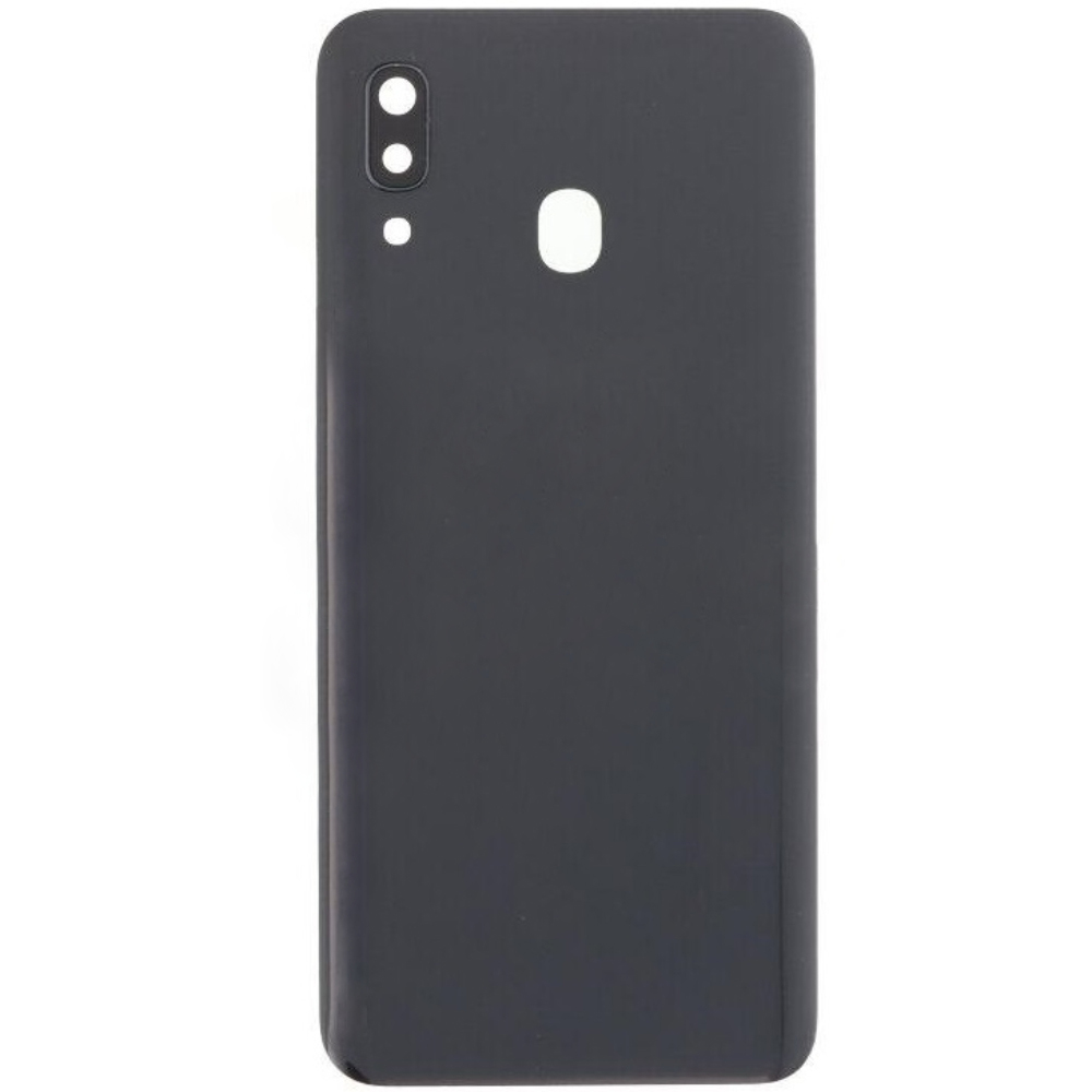 Задня частина корпусу Samsung Galaxy A30 SM-A305 Black (з склом камери) Original (PRC)