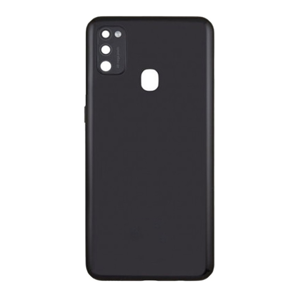 Задня частина корпусу Samsung Galaxy M21 2020 SM-M215 Black (з склом камери) Original (PRC)