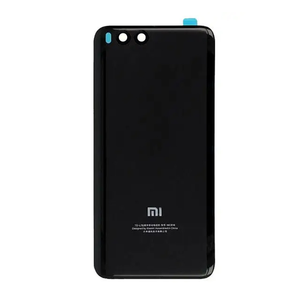 Задня частина корпусу Xiaomi Mi 6 Black (з склом камери) Original (PRC)