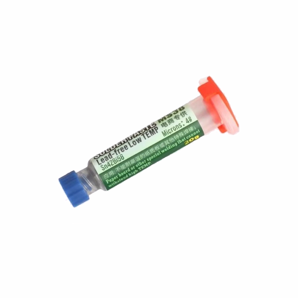 Паяльна паста в шприцах Mechanic MS38 138°C (20gr)