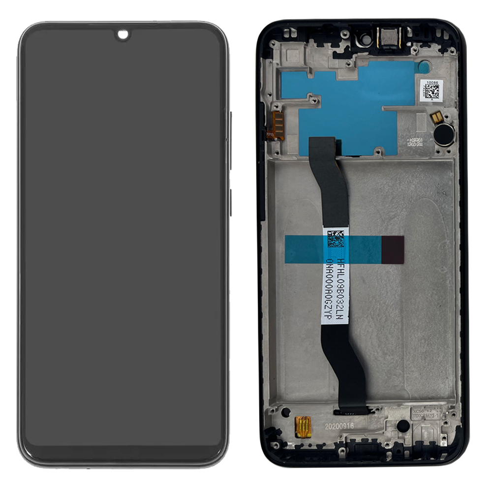 Дисплей Xiaomi Redmi Note 8 complete with frame Black Original (OEM)
