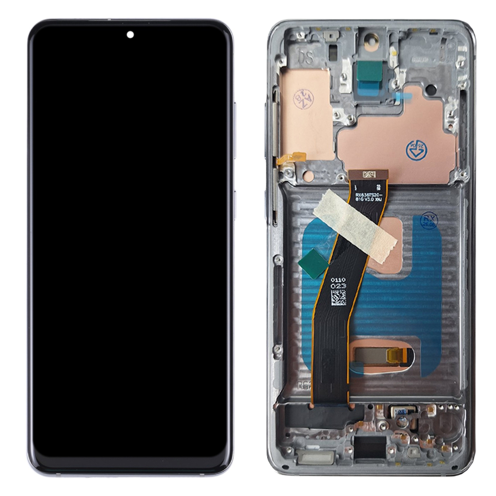 Дисплей Samsung Galaxy S20 5G SM-G981U/F OLED with frame Black (REPART)