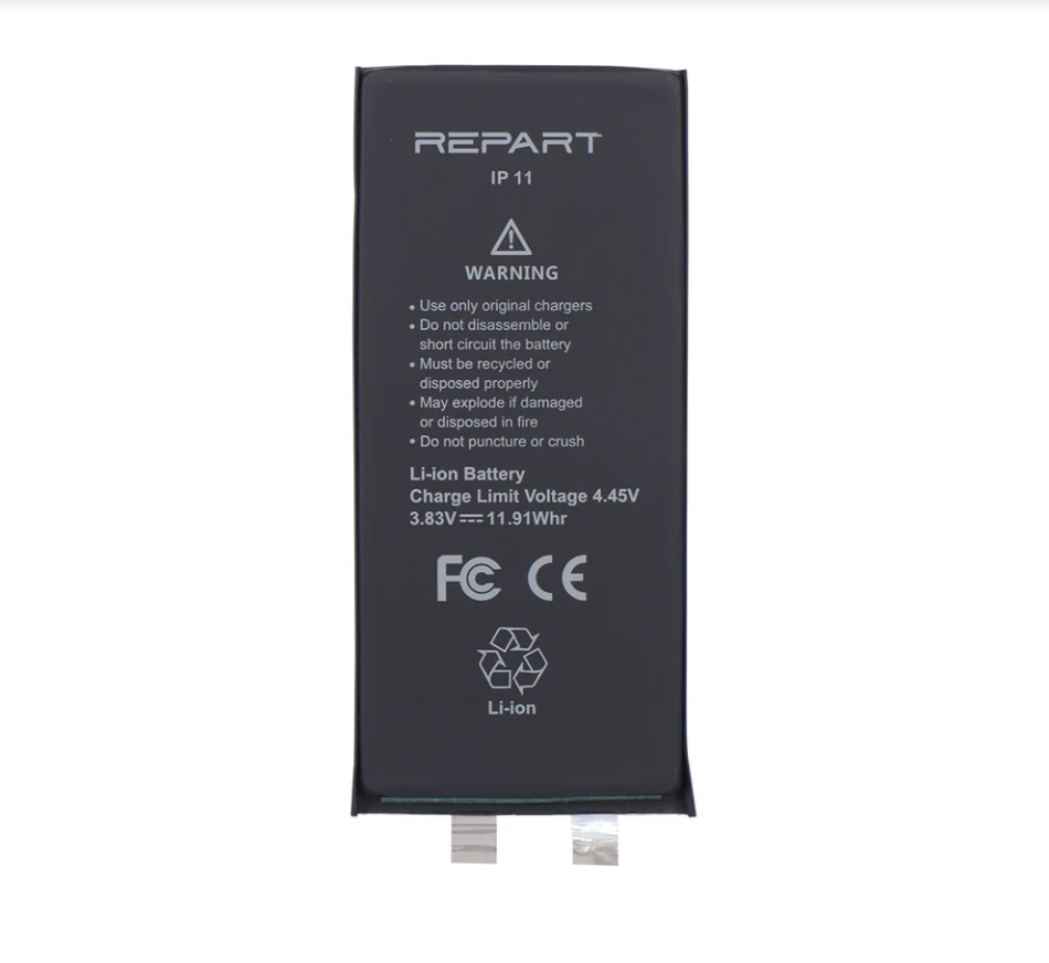 Акумулятор iPhone 11 (3110 mAh) без шлейфа та контролера REPART