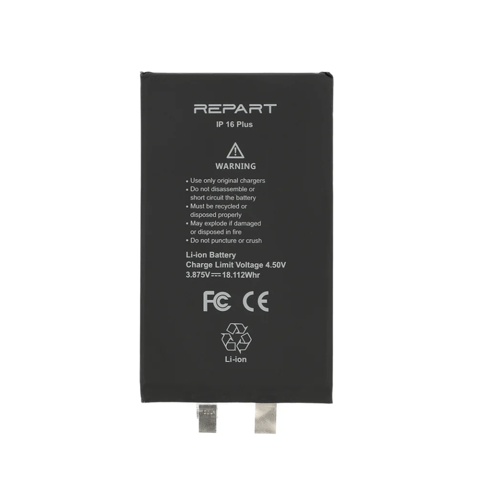 Акумулятор iPhone 16 Plus (4674 mAh) без шлейфа та контролера REPART