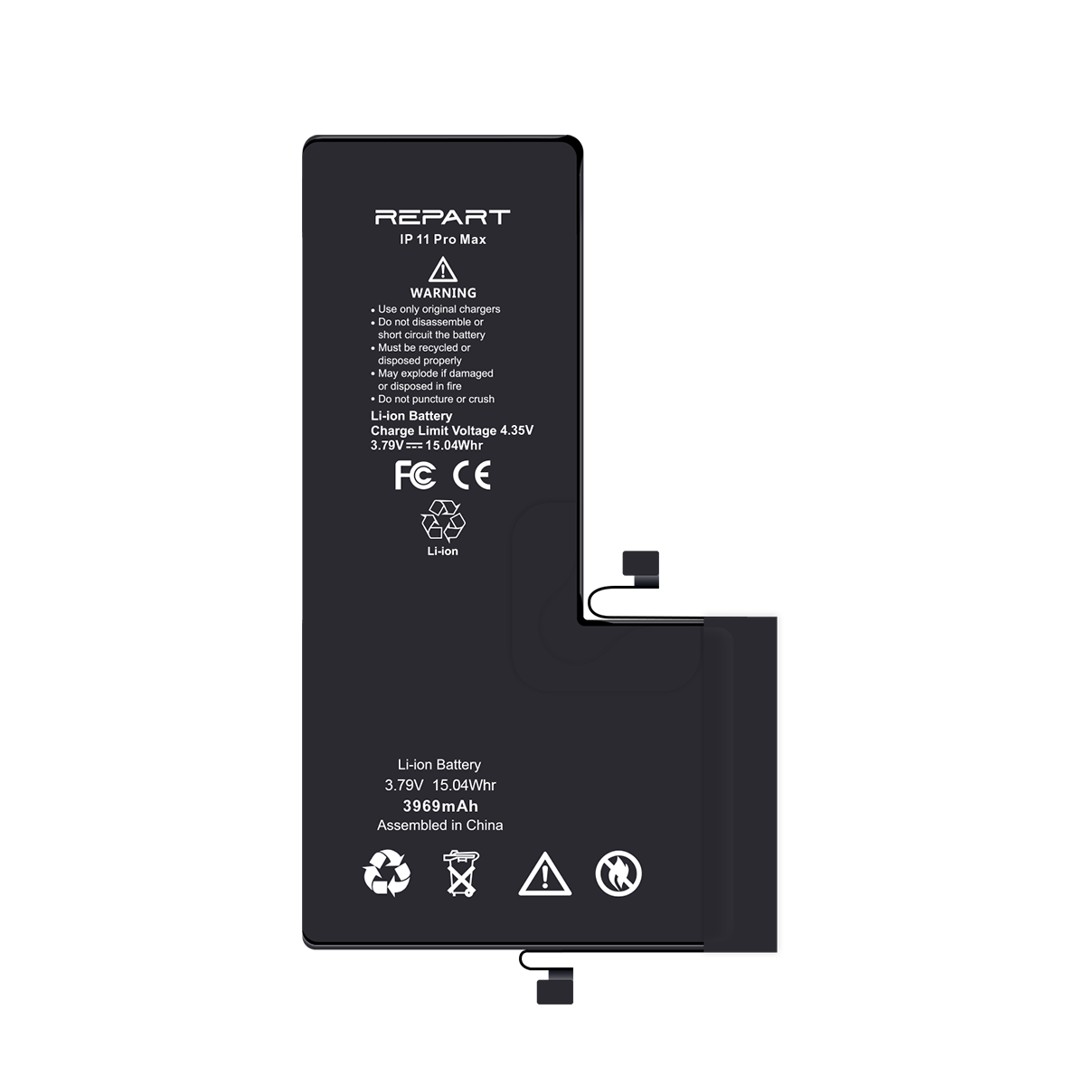 Акумулятор iPhone 11 Pro Max (3969 mAh) REPART
