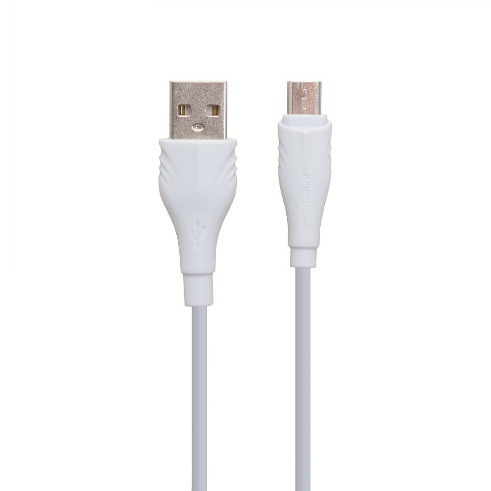 Кабель USB Type-C Borofone BX-18 (1m / 3A) White