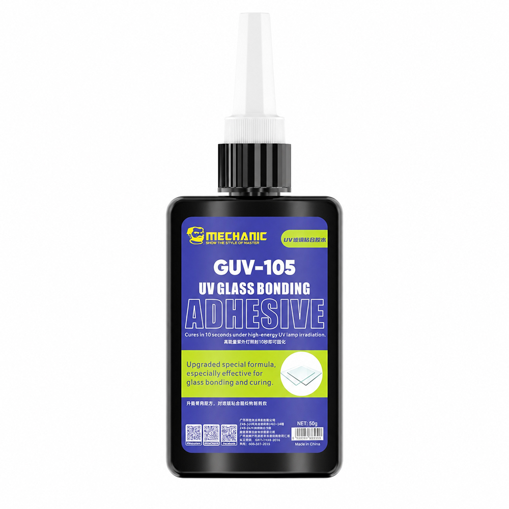 Клей Mechanic GUV-105 ультрафіолетовий для поклейки скла (50 ml)