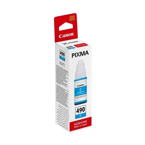 Чорнило Canon GI-490, Cyan, G1400/G2400/G3400, 70 мл (0664C001)