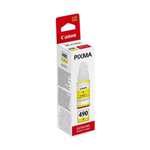 Чорнило Canon GI-490, Yellow, G1400/G2400/G3400, 70 мл (0666C001)