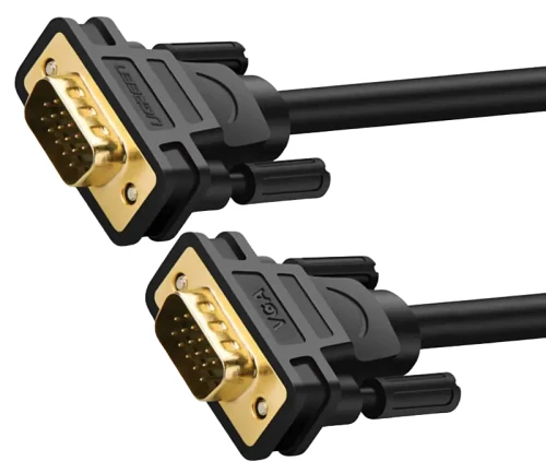 Кабель VGA (M) - VGA (M), 1 м, Black, Ugreen VG101 (11673)
