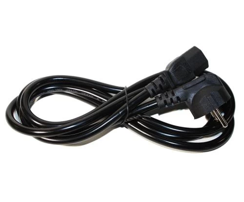 Кабель живлення від мережі PC-186, Black, 1.8 м, Atcom, CEE 7/7 - IEC C13, 3x0.75 мм² (14367)