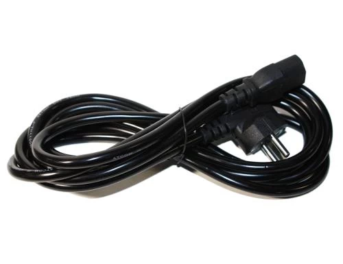 Кабель живлення від мережі PC-186, Black, 3 м, Atcom, CEE 7/7 - IEC C13, 3x1 мм² (14368)