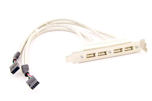 Планка розширення на задню панель Atcom, 4xUSB 2.0 (15258)