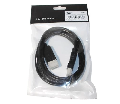 Кабель DisplayPort (M) - DisplayPort (M), 1.8 м, Black, Atcom, V1.4, 60 Гц (16121)