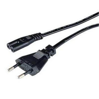 Кабель живлення від мережі PC-184, Black, 1.8 м, Atcom, CEE 7/16 - IEC C7, 2x0.5 мм² (16134)