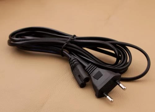 Кабель живлення від мережі PC-184, Black, 3 м, Atcom, CEE 7/16 - IEC C7, 2x0.5 мм² (16348)