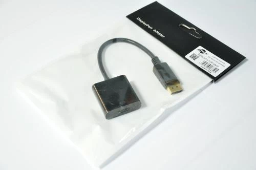 Перехідник DisplayPort (M) - HDMI (F), Atcom, Black, 10 см (16852)