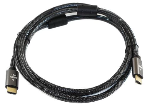Кабель HDMI (M) - HDMI (M), 2 м, Black, Atcom, V2.1 (23782)