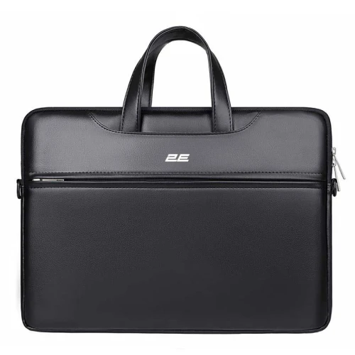Сумка для ноутбука 14" 2E Slim Business, Black, поліуретан, 360 x 270 x 25 мм (2E-CBP2484BK)