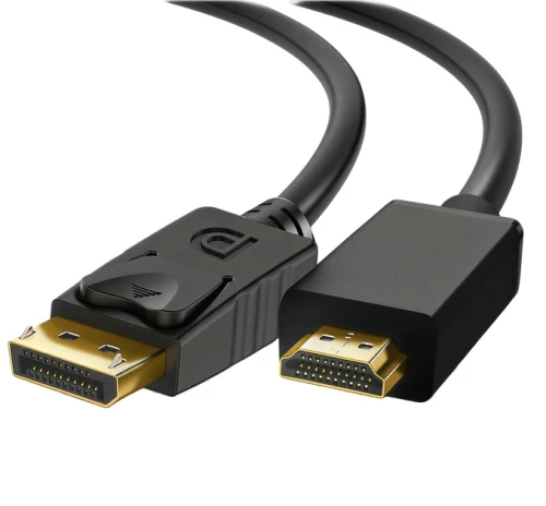 Кабель DisplayPort (M) - HDMI (M), 3 м, Black, Atcom, 4K / 60 Гц (30100)