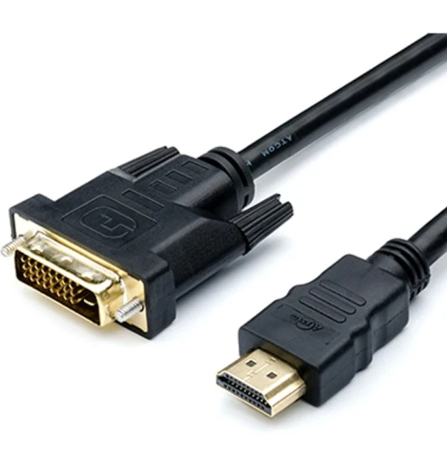 Кабель HDMI (M) - DVI-D (M, 24-pin), 3 м, Black, Atcom (3810)