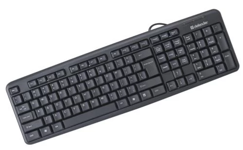 Клавіатура Defender Element HB-520 B Black, USB, стандартна (45529)