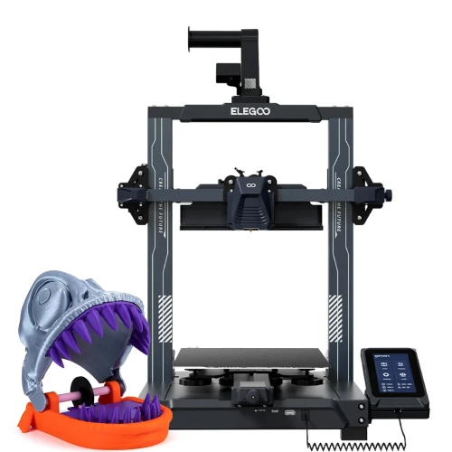 Принтер 3D Elegoo Neptune 4, Black, FDM, робоча область - 225x225x265 мм, відкритий корпус, для PLA/TPU/PETG/ABS/ASA/Nylon, нитки 1.75 мм, USB / Lan (50.201.012300)