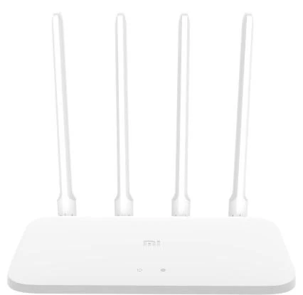 Роутер Xiaomi Mi WiFi Router 4A Global, Wi-Fi 802.11a/b/g/n/ac, до 1167 Mb/s, 2.4Gh/5Gh, 2 LAN 10/100 Mb/s, RJ45 10/100Mb/s , 4 зовнішніх антенн