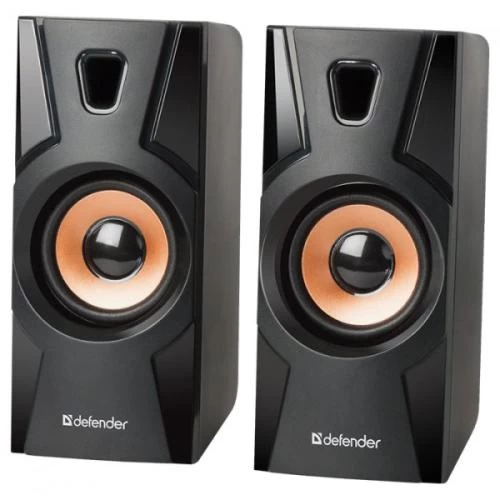 Колонки 2.0 Defender Aurora S8, Black, 8 Вт, 3.5 мм, живлення від USB, регулятор гучності (65408)