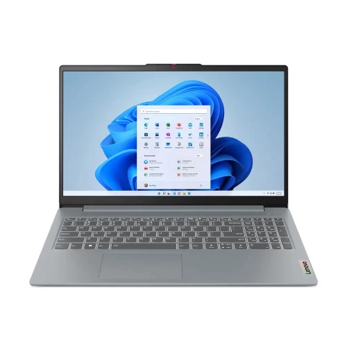 Ноутбук 15" Lenovo IdeaPad Slim 3 15AMN8 Arctic Grey, 15.6" (1920x1080, IPS, 60 Hz), Ryzen 3 30 (4x2.4-4.1GHz), 16GB LPDDR5, SSD 1TB, Radeon 610M, Wi-Fi 6, Bluetooth 5.2, Type-C/2xUSB 3.2, HDMI, 47Wh, DOS (82XQ01KGRA)
