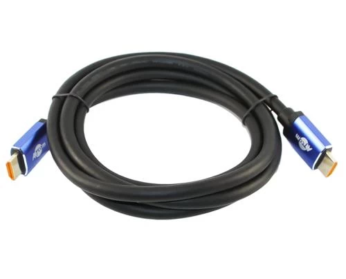Кабель HDMI (M) - HDMI (M), 2 м, Black, Atcom, V2.1 (88888)