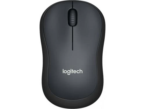 Миша Logitech M220 Silent, Gray/Black, USB, бездротова, оптична, 1000 dpi, 3 кнопки, 1xAA (910-004878)
