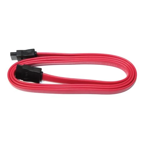 Кабель SATA, Black, 100 см, Atcom, із засувками (9563)