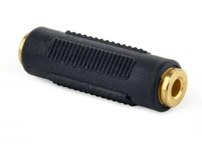 Перехідник звуковий, 3.5 мм (F) - 3.5 мм (F), Black, Cablexpert (A-3.5FF-01)