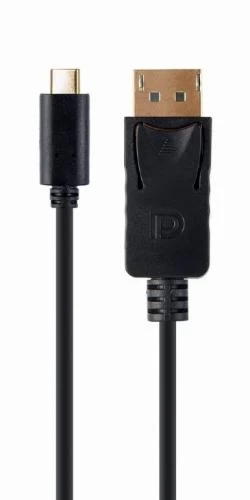 Кабель DisplayPort (M) - Type-C (M), 2 м, Black, Cablexpert, 4K, 60 Гц (A-CM-DPM-01)