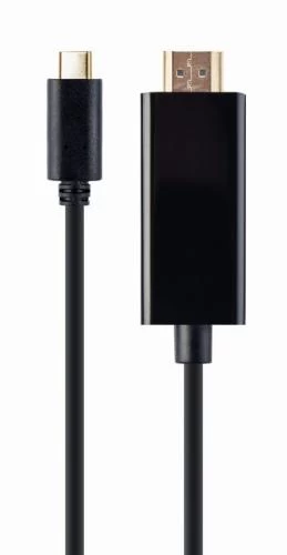 Кабель HDMI (M) - Type-C (M), 2 м, Black, Cablexpert, 4K / 60 Гц (A-CM-HDMIM-02)
