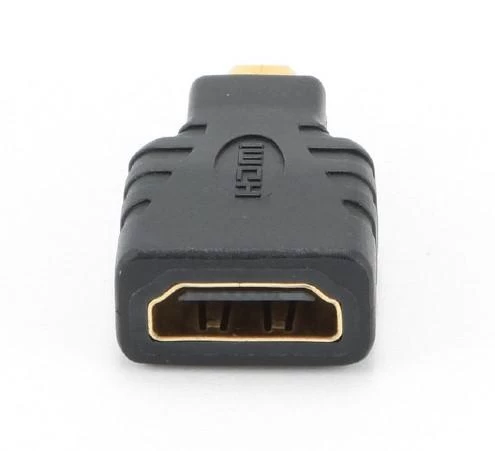 Перехідник microHDMI (M) - HDMI (F), Cablexpert, Black (A-HDMI-FD)
