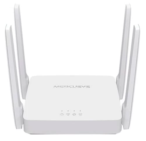 Роутер Mercusys AC10 Wi-Fi 802.11b/g/a/n/ac, 2x10/100M LAN, 1x10/100 WAN, 4 зовнішніх антени