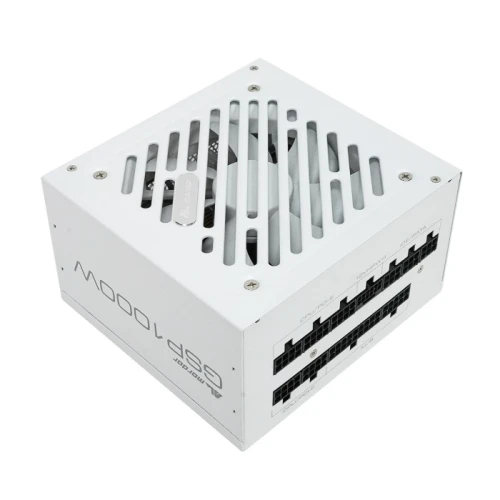 Блок живлення 1000 Вт, ALmordor GSP, ATX, White, модульный, 80+ Gold, Active PFC, 120 мм Fanstop, 3xMolex / 8xSATA / 3x6+2-pin / 1x16-pin / 2x4+4-pin / 1x20+4-pin (ALGSP1000WH)