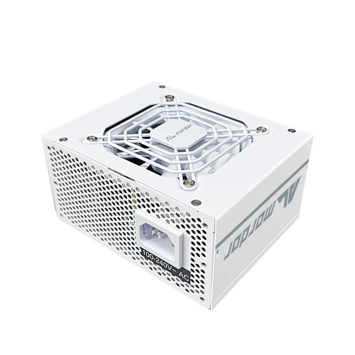 Блок живлення 750 Вт, ALmordor SFX, White, модульний, 80+ Gold, ATX3.1, Active PFC, 80 мм, 4xMolex / 8xSATA / 3x6+2-pin / 1x16-pin / 2x4+4-pin / 1x20+4-pin, FanStop (ALSFX750WH31)