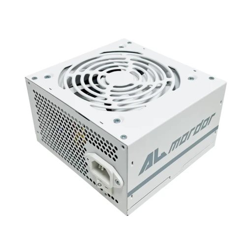 Блок живлення 550 Вт, ALmordor ATX, White, 83+, Active PFC, 140 мм AI cooler, 2xMolex / 3xSATA / 1x6+2-pin / 1x4+4-pin / 1x20+4-pin, OVP/OPP/SCP/OTP/UVP (ALXC550WH)