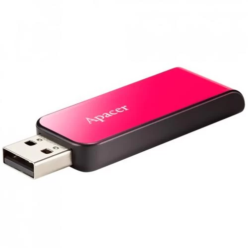 Флеш накопичувач USB 64Gb Apacer AH334, Pink/Black, USB 2.0 (AP64GAH334P-1)