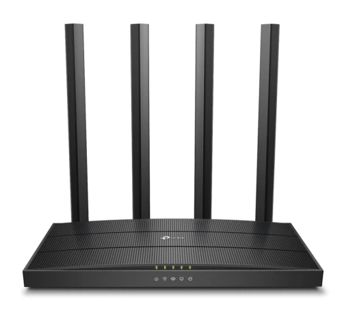 Роутер TP-LINK Archer A6, Wi-Fi 802.11a/b/g/n/ac, до 867 Mb/s, 2.4/5GHz, 4 LAN 100/1000 Mb/s, RJ45 100/1000Mb/s (FE)