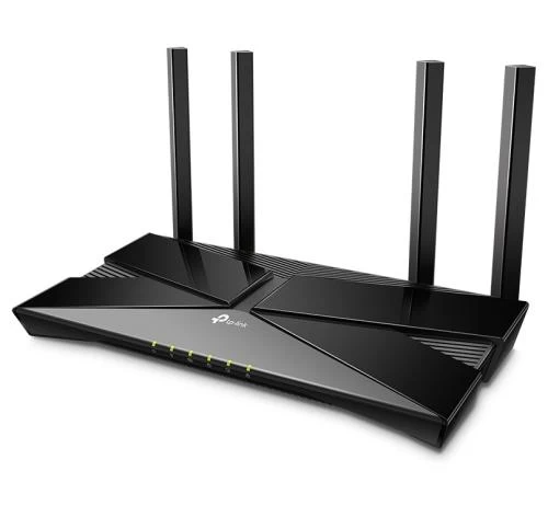 Роутер TP-LINK Archer AX23, Black, Wi-Fi 802.11ax, до 1755 Mb/s, 2.4/5GHz, 4x100/1000 Mb/s, RJ45 100/1000Mb/s (Gb), 4 зовнішні незнімні антени