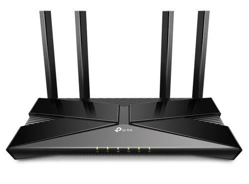 Роутер TP-LINK Archer AX53, Black, Wi-Fi 6, до 3000 Mb/s, 2.4/5GHz, 4x100/1000 Mb/s, RJ45 100/1000Mb/s (Gb), 4 зовнішні незнімні антени