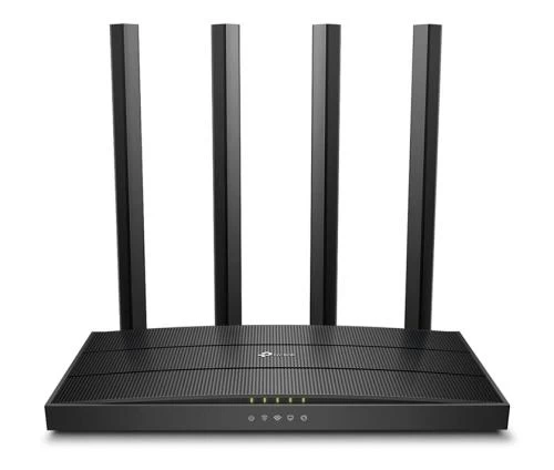 Роутер TP-LINK Archer C6, Wi-Fi 802.11a/b/g/n/ac, до 1167 Mb/s, 2.4/5GHz, 4 LAN 10/100/1000 Mb/s, RJ45 10/100/1000Mb/s (FE), 4 зовнішні антени