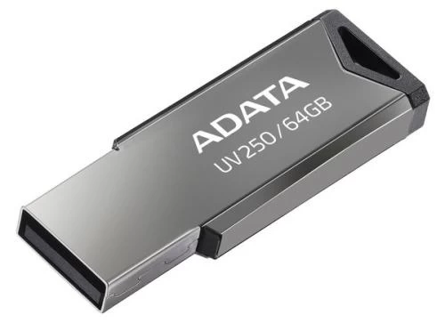 Флеш накопичувач USB 64Gb ADATA UV250, Silver, USB 2.0 (AUV250-64G-RBK)
