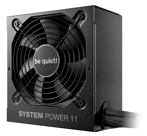 Блок живлення 650 Вт, be quiet! System Power 11, Black, 80+ Bronze, Active PFC, 12 см, 1xMolex / 5xSATA / 1x16-pin / 2x6+2-pin / 1x4+4-pin / 1x4-pin / 1x20+4-pin, захист OCP/OVP/OPP/OTP/SCP/UVP/SIP (BP011EU)