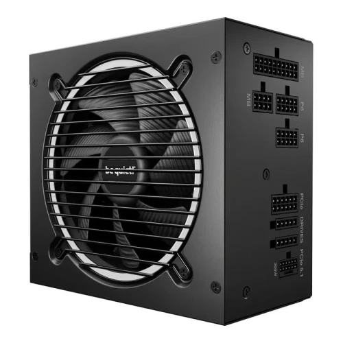 Блок живлення 550 Вт, be quiet! Pure Power 13 M, Black, модульный, 80+ Gold, Active PFC, 12 см, 2xMolex / 5xSATA / 1x16-pin / 2x6+2-pin / 1x4-pin / 1x4+4-pin / 1x20+4-pin, захист OCP/OVP/OPP/OTP/SCP/UVP/SIP, ATX 3.1 (BP024EU)